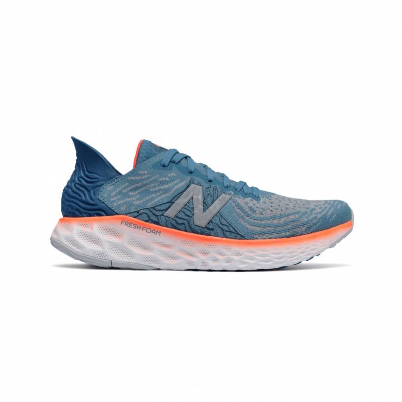 Zapatillas New Balance Fresh Foam 1080v10 Azul Gris Naranja OI20