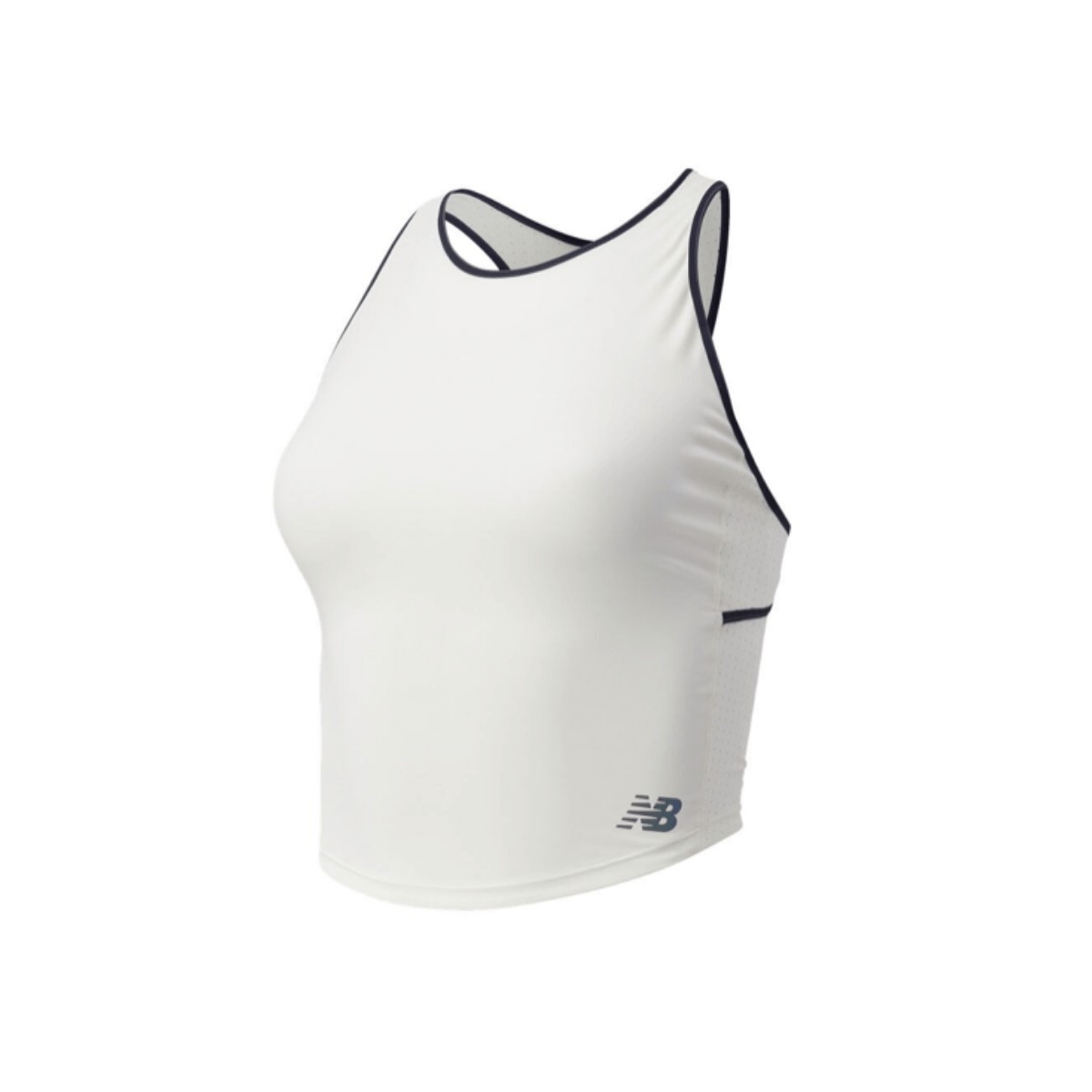 Top New Balance Speed Fuel Fashion Blanc Femme, Taille XS.