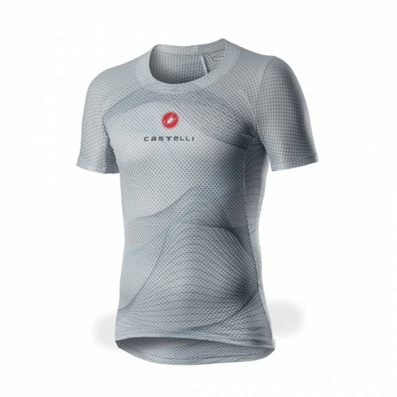 Maglia intima Castelli Pro Mesh manica corta grigio blu da uomo