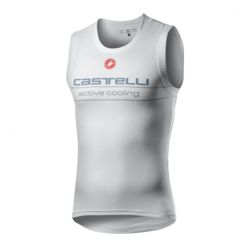 Castelli Active Cooling Ärmellose Basisschicht White Man
