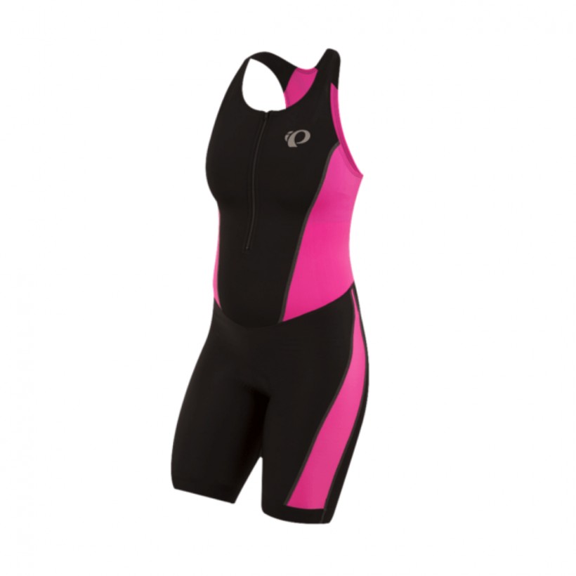 Damski kombinezon triathlonowy Pearl Izumi Select Pursuit czarno-różowy