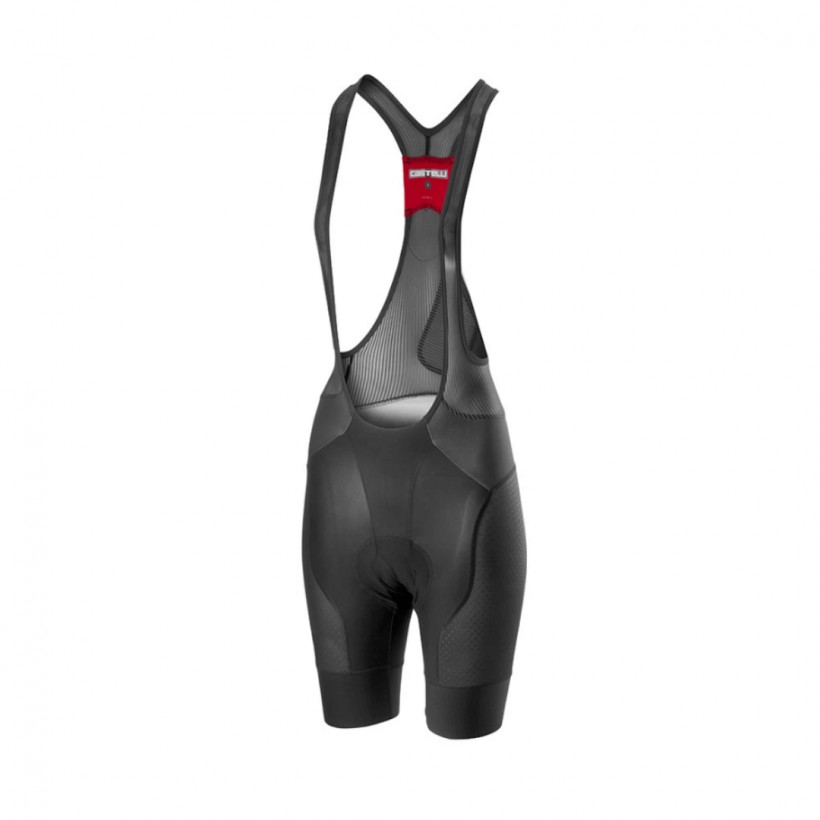 Castelli Free Aero Race 4 Rosso Corsa Black Woman Bib Shorts