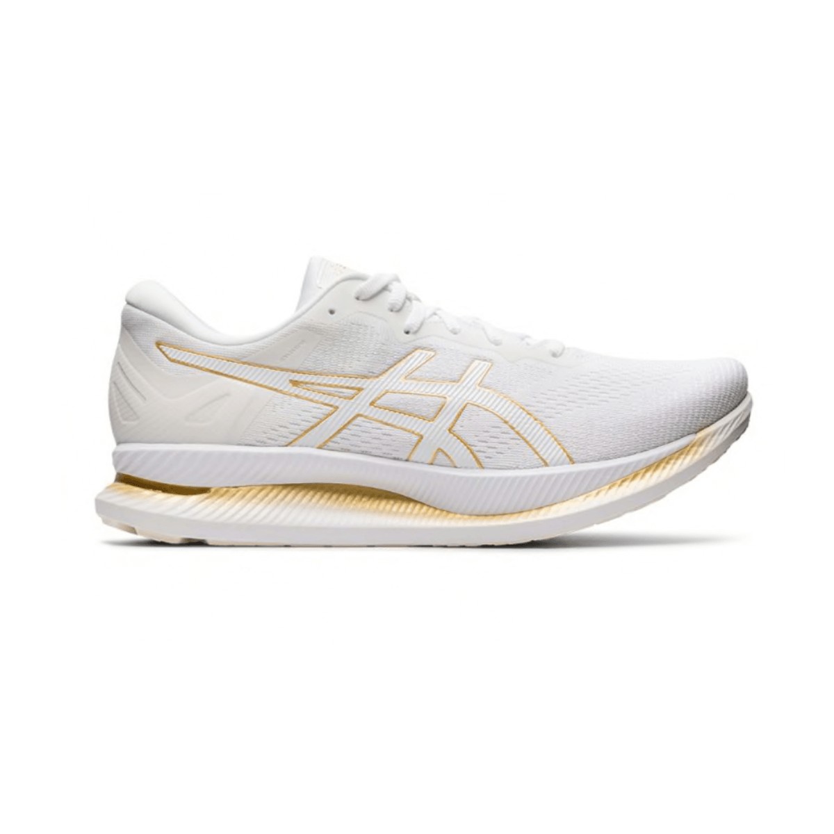 Desgastado Papá Dibuja una imagen Zapatillas ASICS GlideRide Blanco Dorado PV20 Hombre