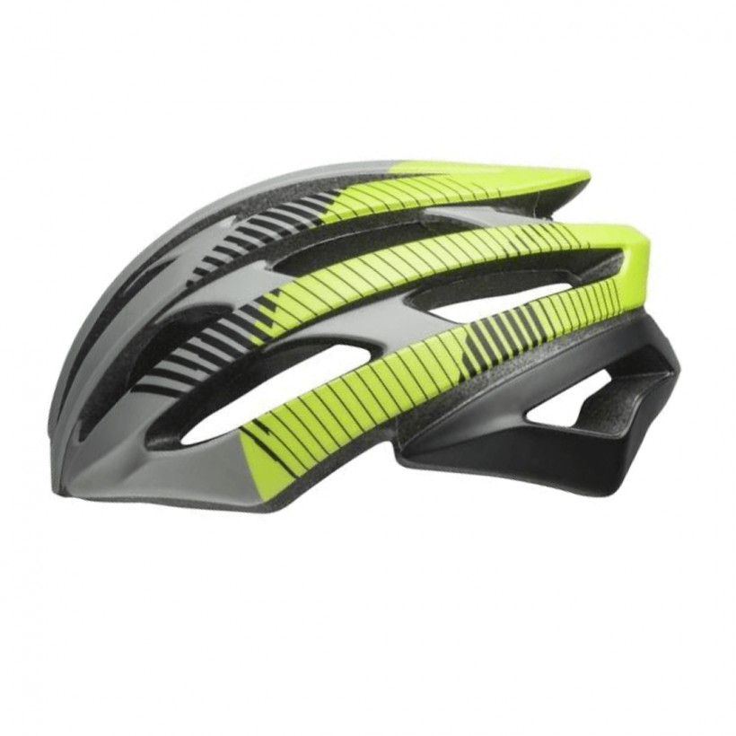 Casco Bell Stratus Gris Amarillo