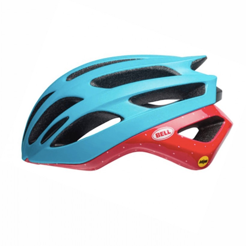 Casco Bell Falcon MIPS Azzurro Rosa