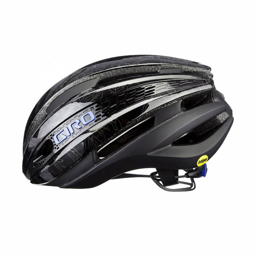 Casco Giro Synthe Mips Negro Mate Floral