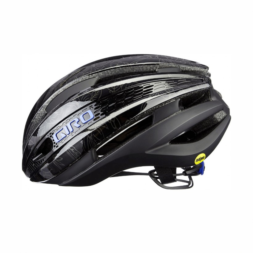 Casque Giro Synthe Mips Noir Mat Floral