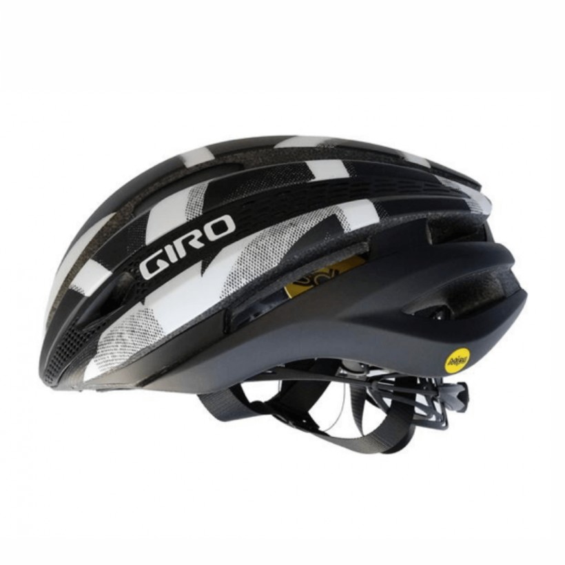 Giro Synthe Mips Helm Matt Schwarz Weiß