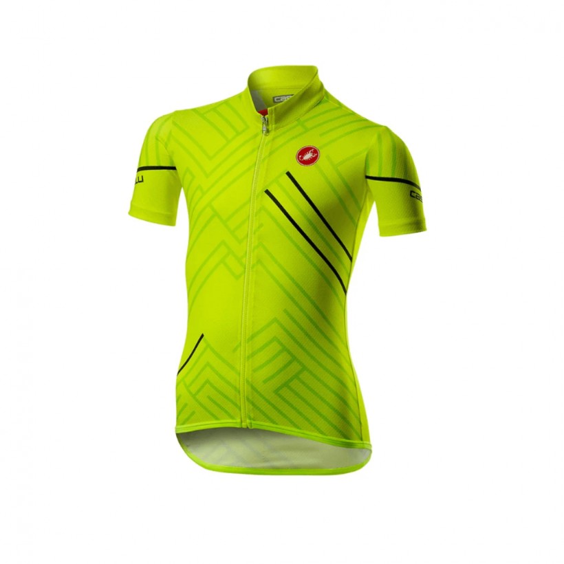 Castelli Campioncino Yellow Kid Jersey