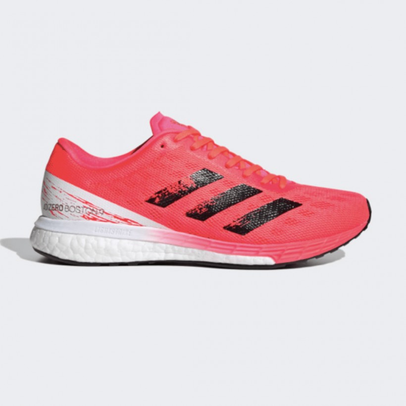 Adidas Adizero Boston 9 Pink White AW20 Women's Shoes