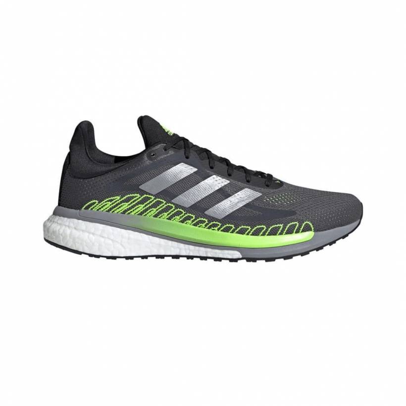 Tênis de corrida Adidas Solar Glide ST 3 M preto verde AW20