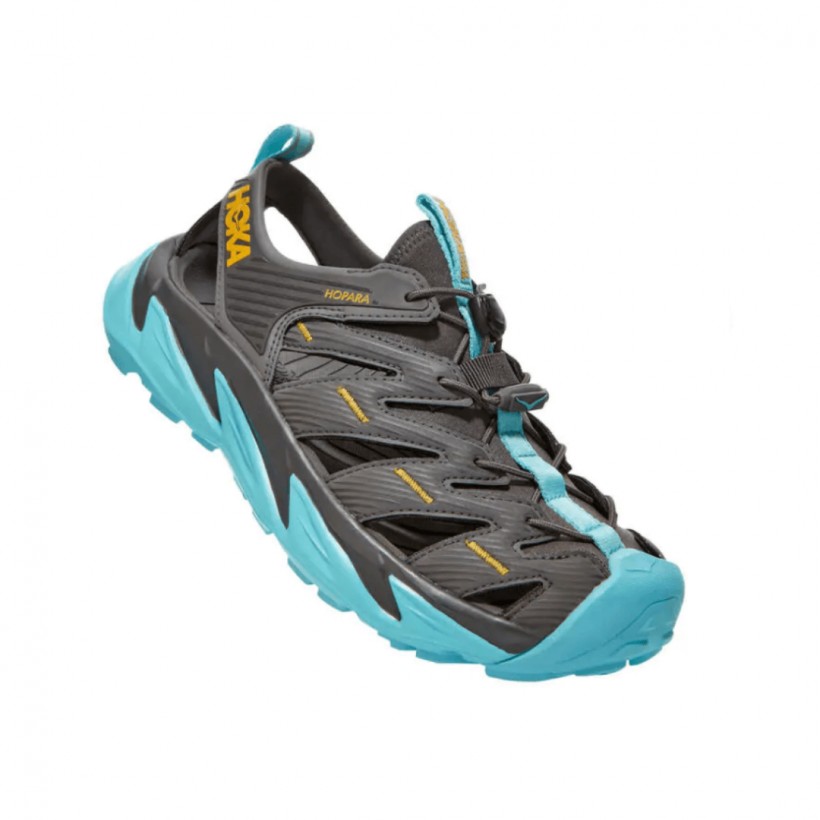 Sandals Hoka One One Sky Gray Blue Hopara Woman