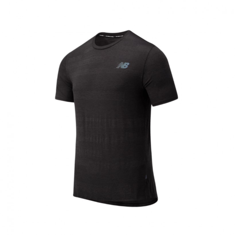 New Balance Q Speed Fuel Jacquard SS Black AW20 Men's Shirt