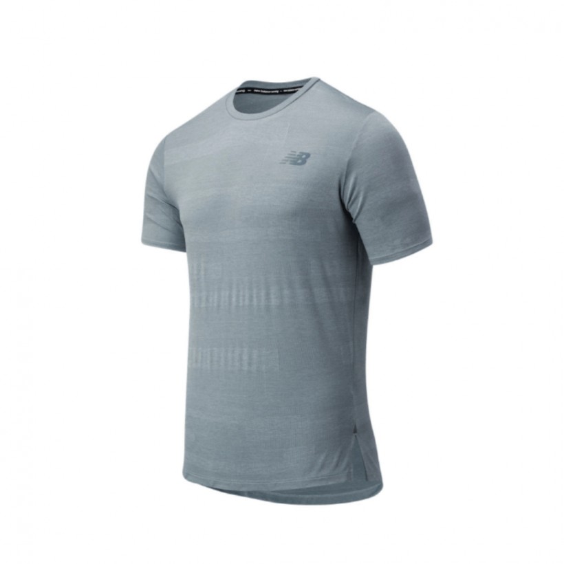 New Balance Q Speed Fuel Jacquard SS Gray AW20 Men's Shirt