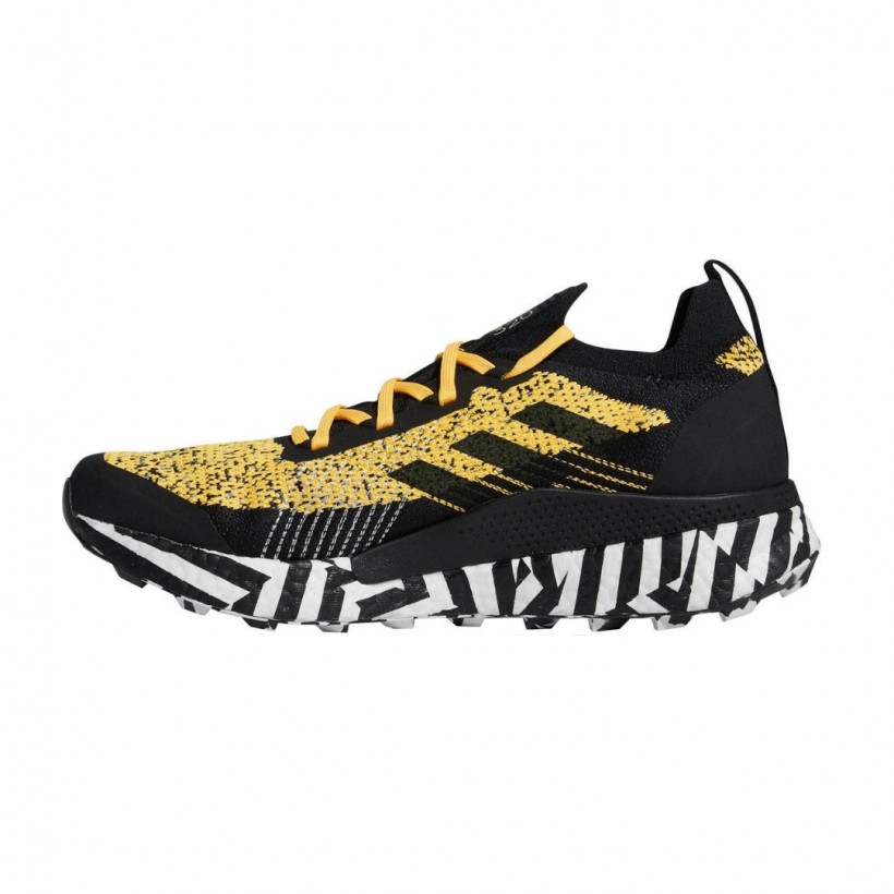 Zapatillas Adidas Terrex Two Ultra Parley Amarillo Negro OI20 Hombre