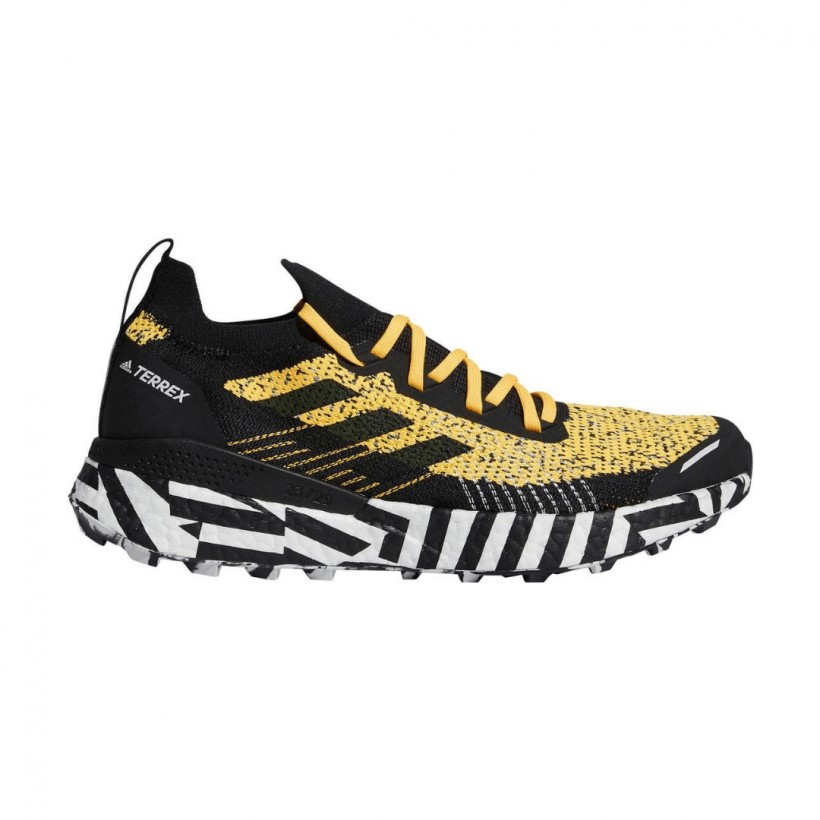 Zapatillas Adidas Terrex Two Ultra Parley Amarillo Negro OI20 Hombre