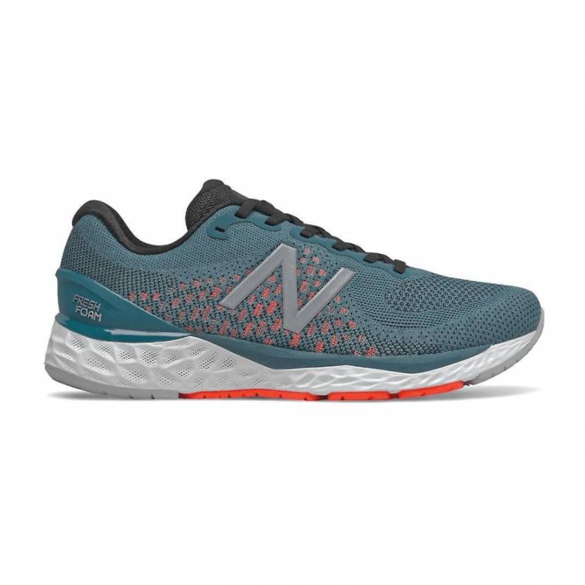 Sapatos masculinos New Balance Fresh Foam 880 v10 Verde Laranja AW20