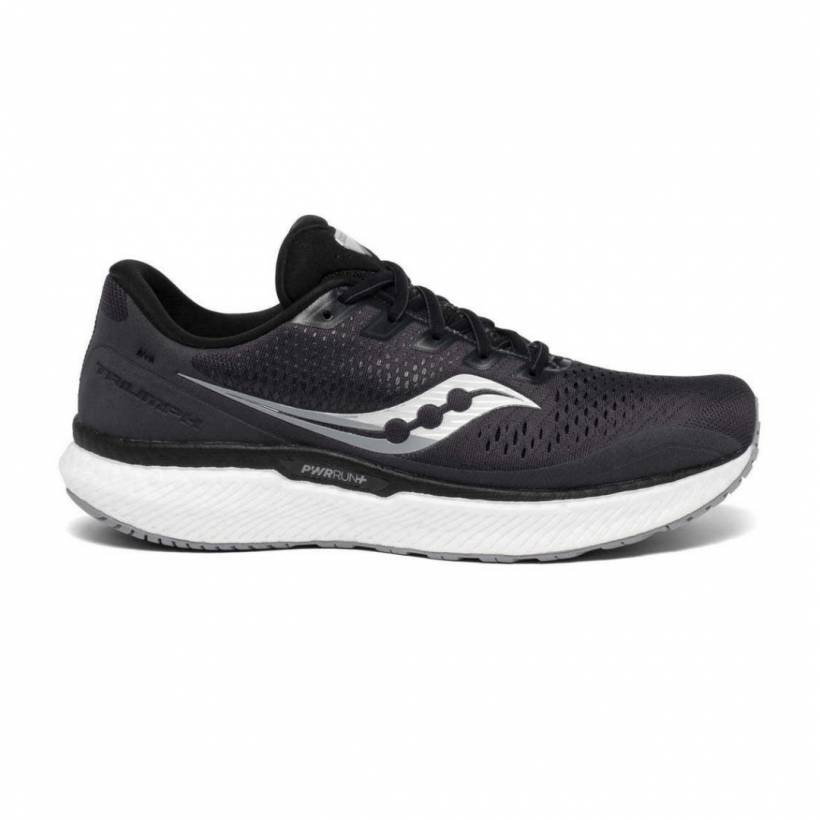 Chaussures Running Saucony Triumph 18 Noir Blanc AW20 Homme