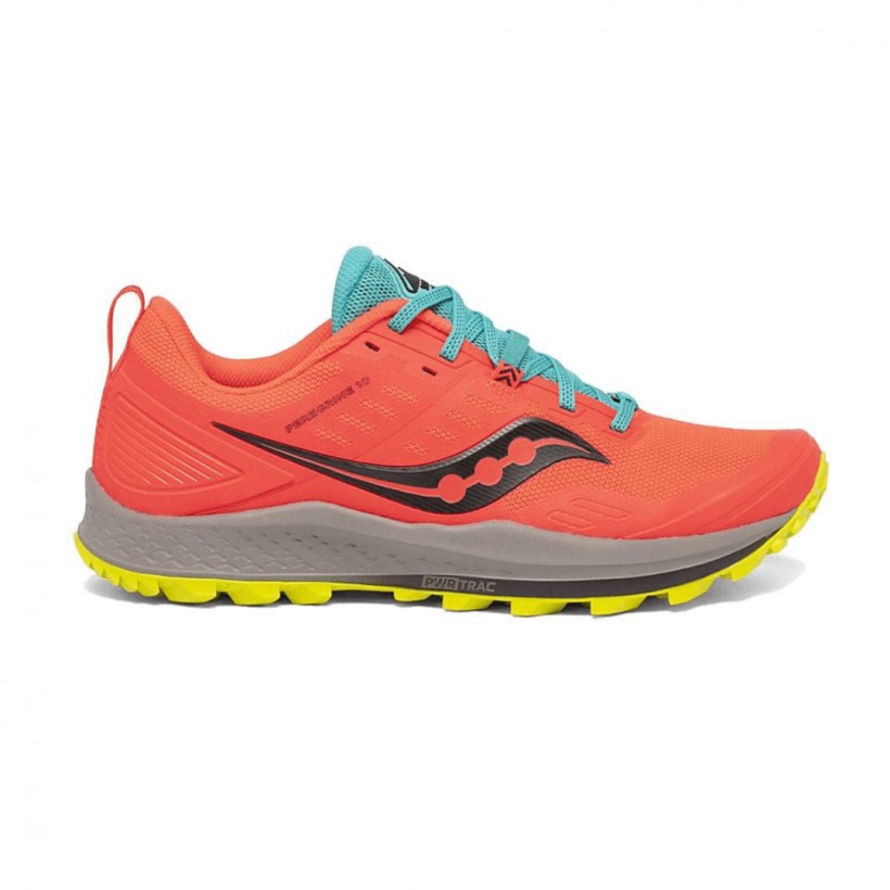 Męskie buty do biegania Saucony Peregrine 10 Pomarańczowo-żółte AW20