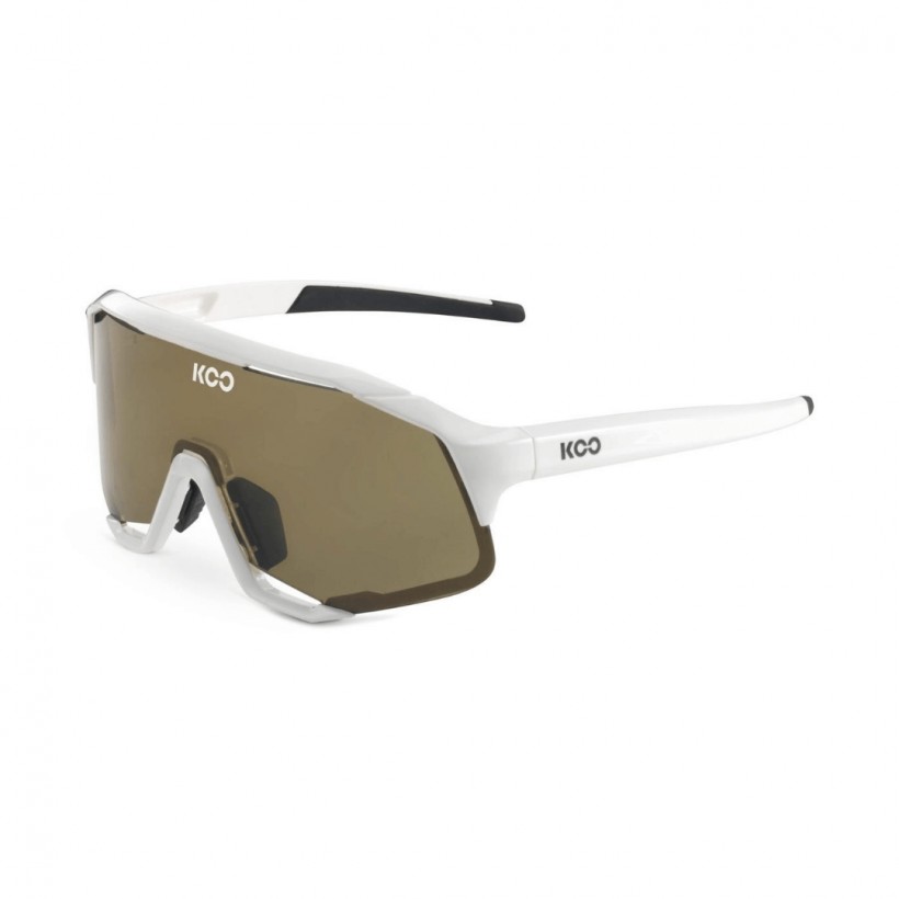 KOO Demos Brille Weiß Braun Linse