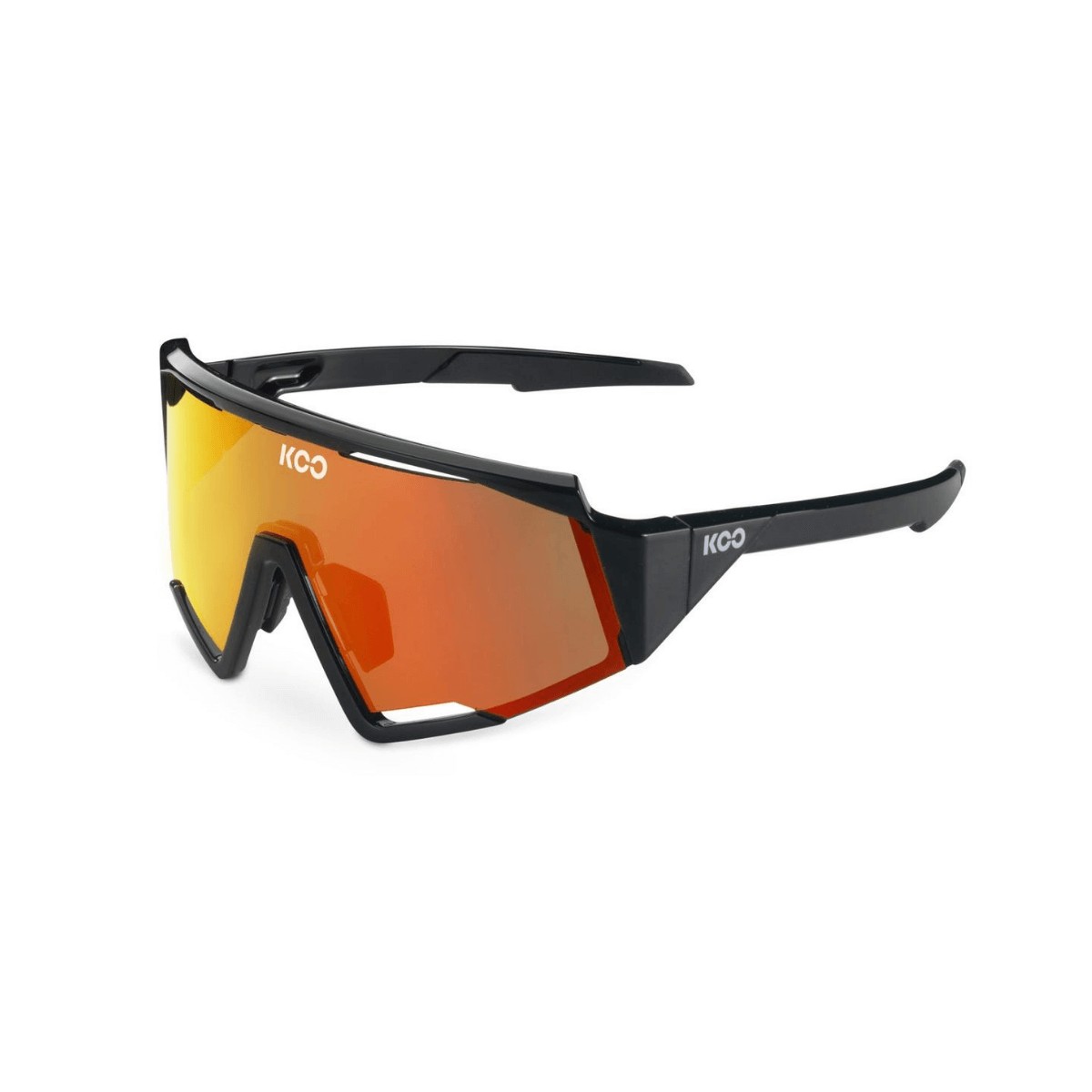 Image of KOO Spectro Brille Schwarz Orange Linse