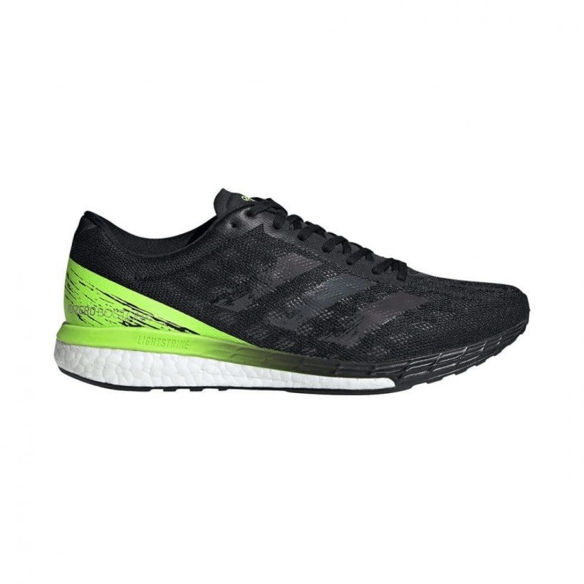 Adidas Adizero Boston 9 Black Green AW20 Men's Running Shoes