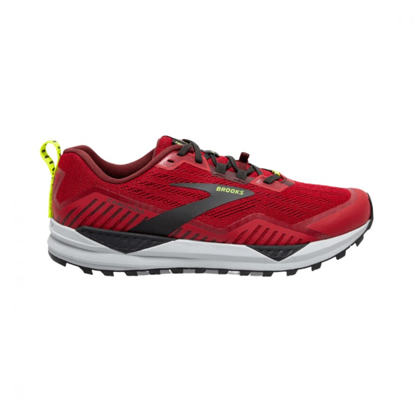 Zapatillas Brooks Cascadia 15 Rojo Negro OI20 Hombre