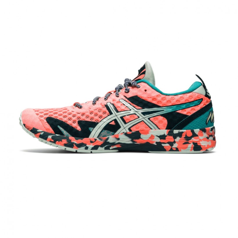 Zapatillas Asics Gel Noosa Tri 12 Coral Menta OI20 Mujer
