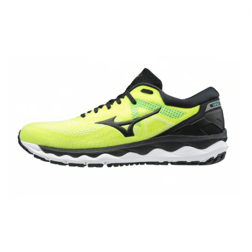 Mizuno Wave Sky 4 Yellow Black AW20 Men's Shoes