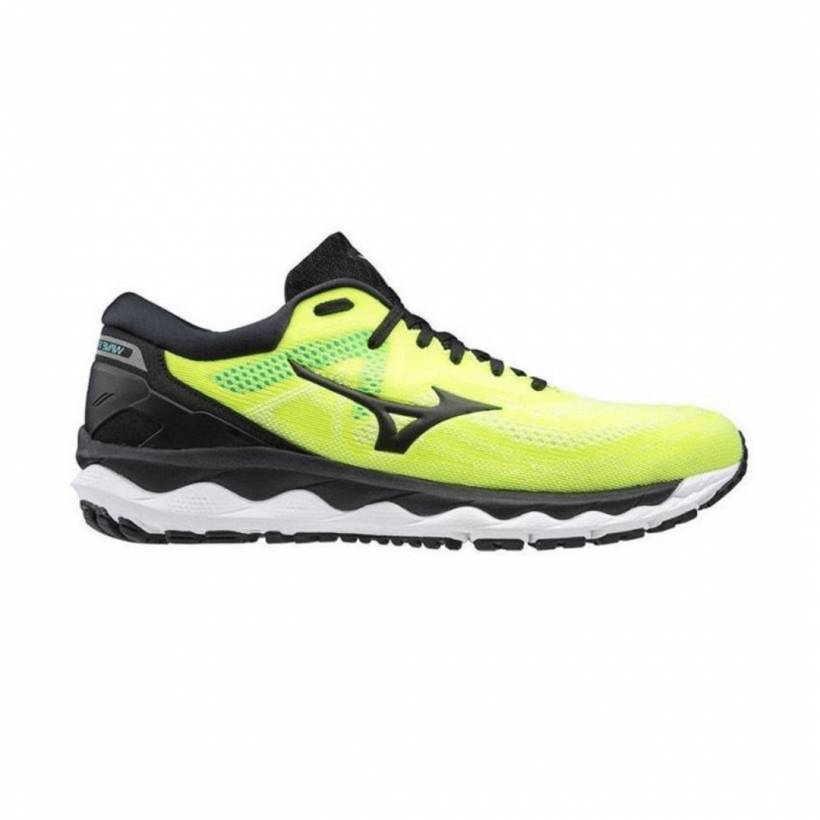 Buty męskie Mizuno Wave Sky 4 Żółte Czarne AW20