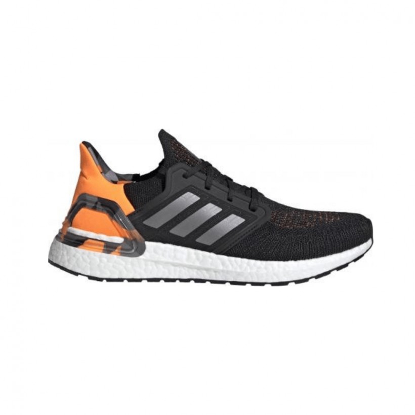 Adidas Ultra Boost 20 Shoes Black Orange AW20