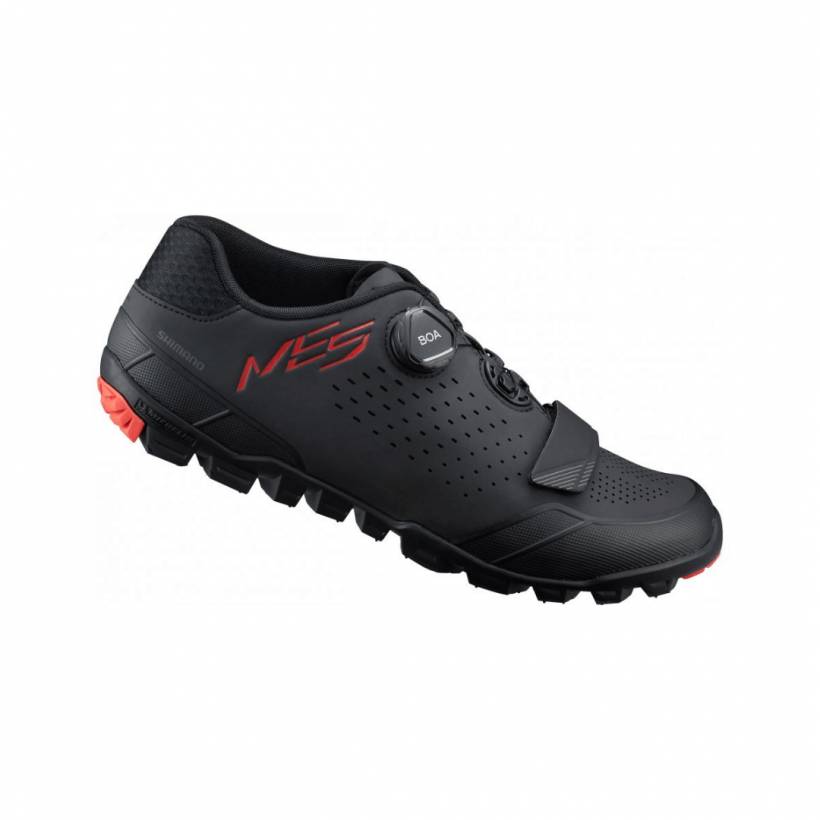 Scarpe da uomo MTB Shimano ME501 Nere Rosse