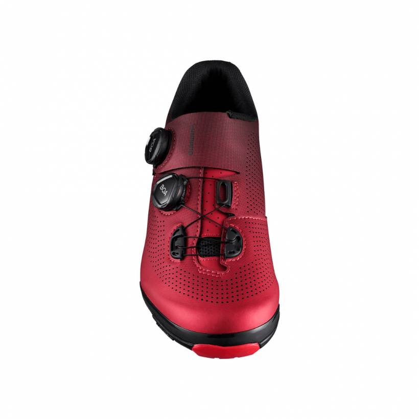 Scarpe da uomo Shimano XC701 MTB rosse nere