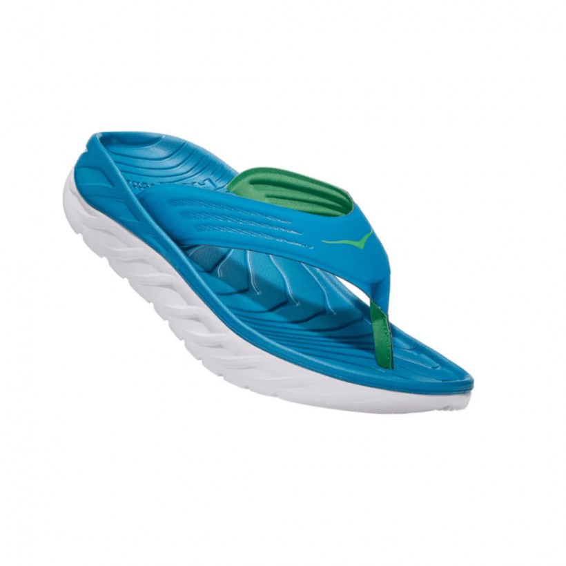 Hoka One One ORA Recovery Flip Blue Flip Flops