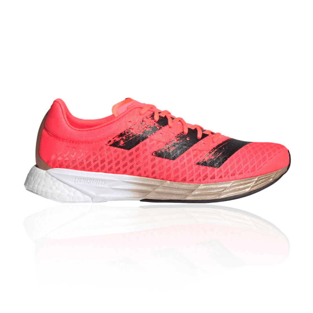 Pascua de Resurrección Mojado puesta de sol Adidas Adizero Pro Pink Gold AW20 Women's Running Shoes