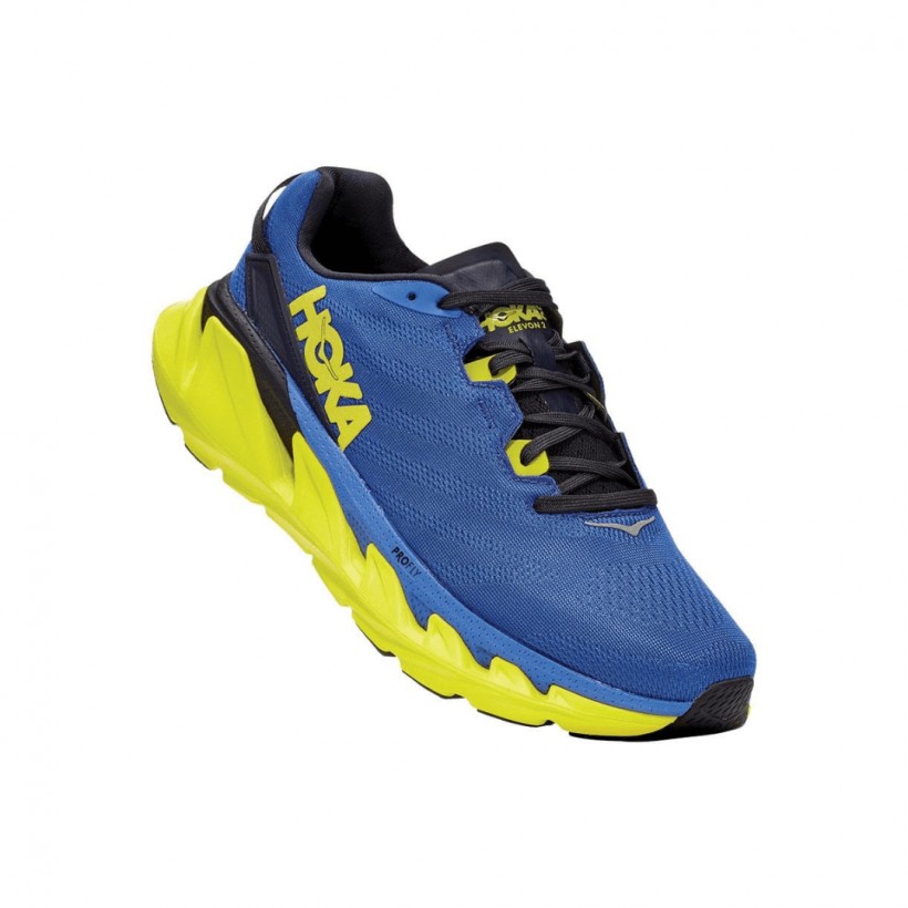 Hoka One One Elevon 2 Niebieskie Żółte Buty Męskie AW20