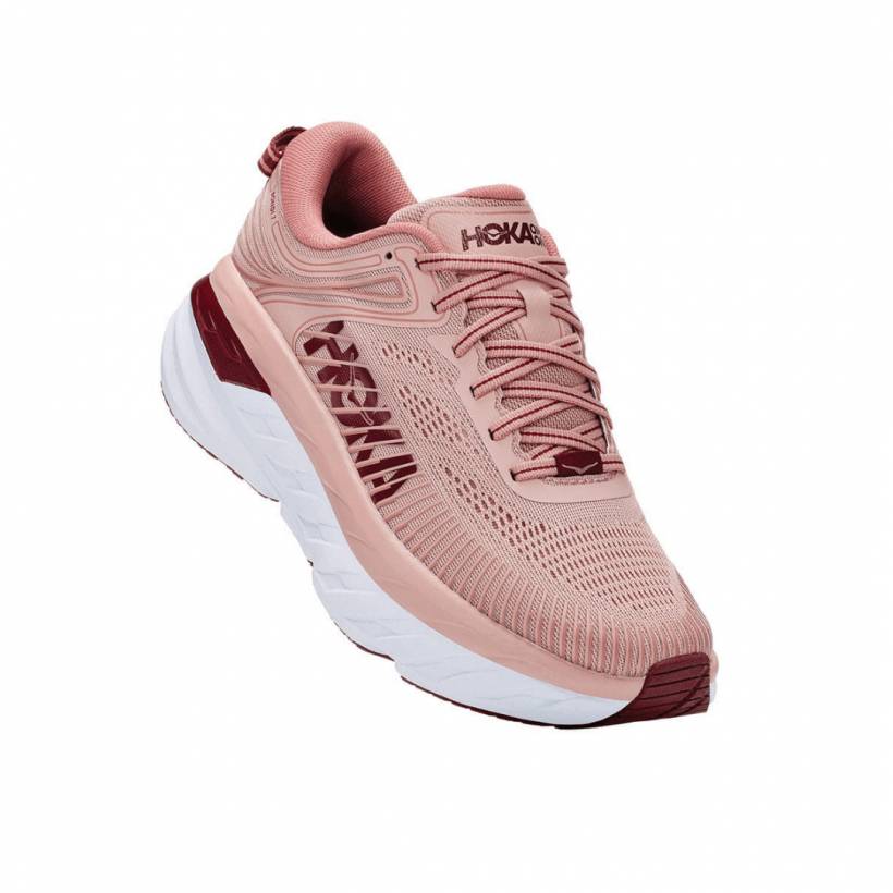 hoka shoes pink
