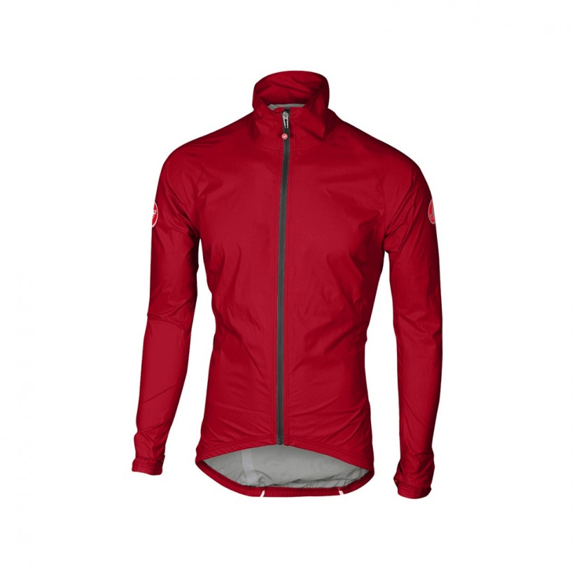 Castelli Emergency Rain Jacket Red