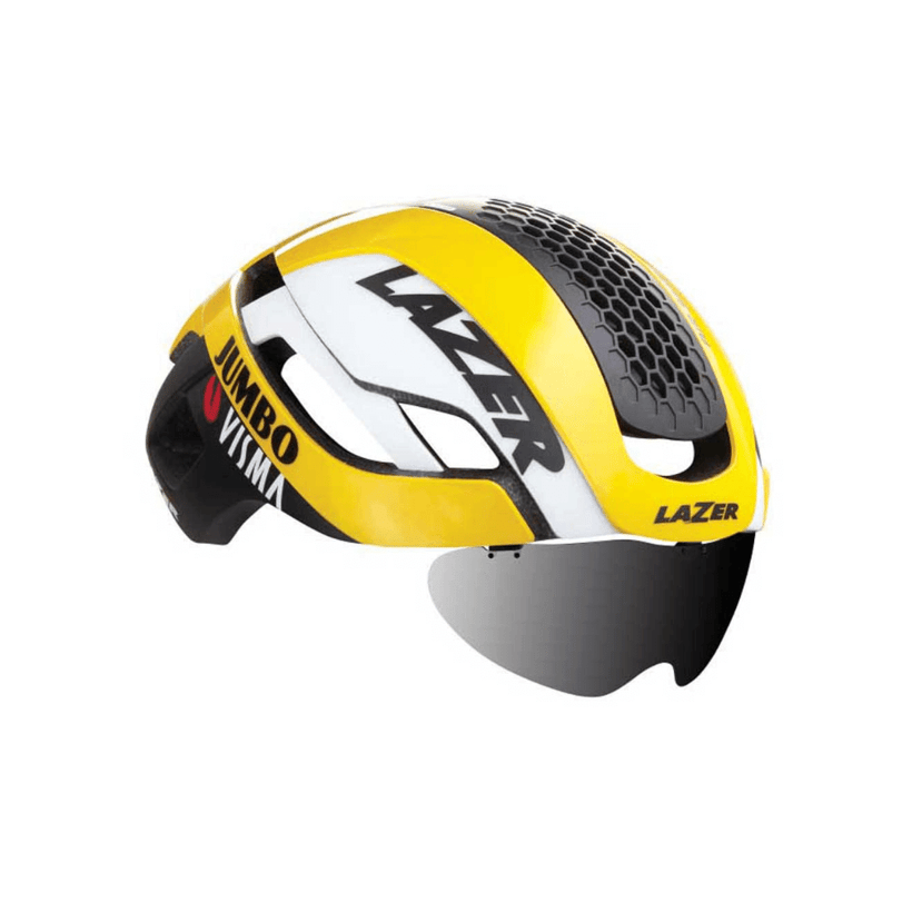 Lazer Bullet 2.0 Helm Team Jumbo Visma Schwarz Gelb