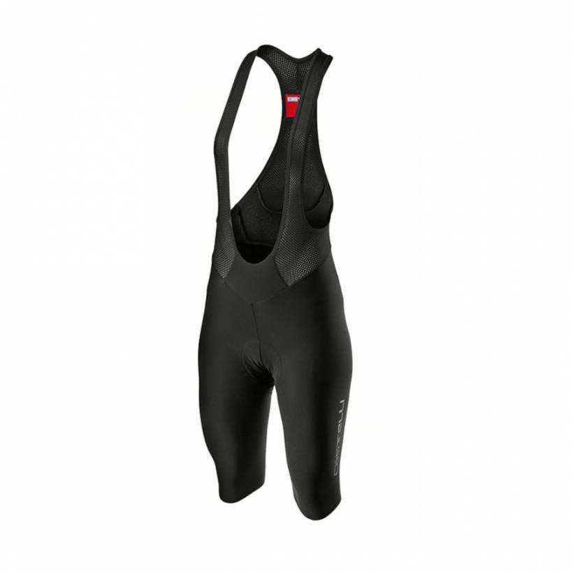 Calção de babador térmico Castelli Omloop nano Mulher Negra