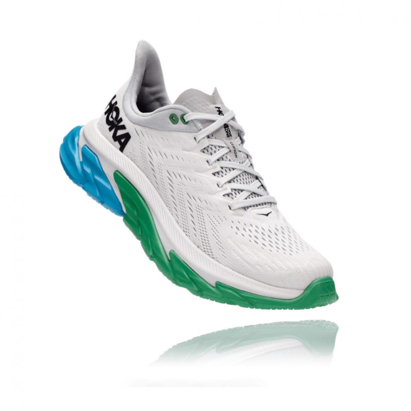 Hoka One One Clifton Edge Gray Green Blue AW20 Men's Shoes