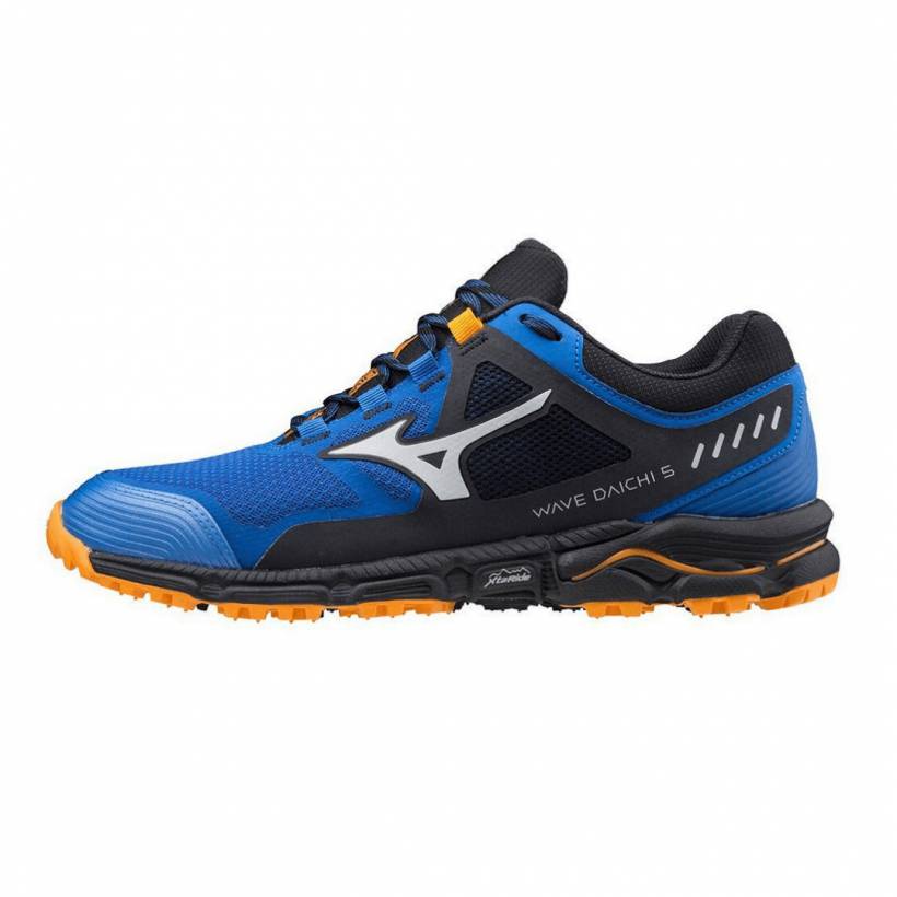 Zapatillas Mizuno Wave Daichi 5 Azul Naranja OI20