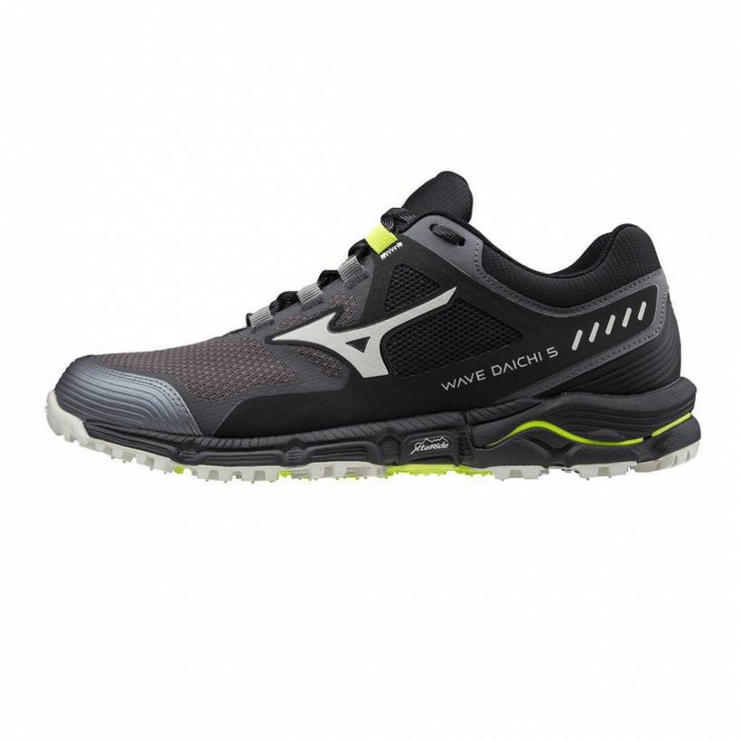 Chaussures Mizuno Wave Daichi 5 Noir Jaune AW20