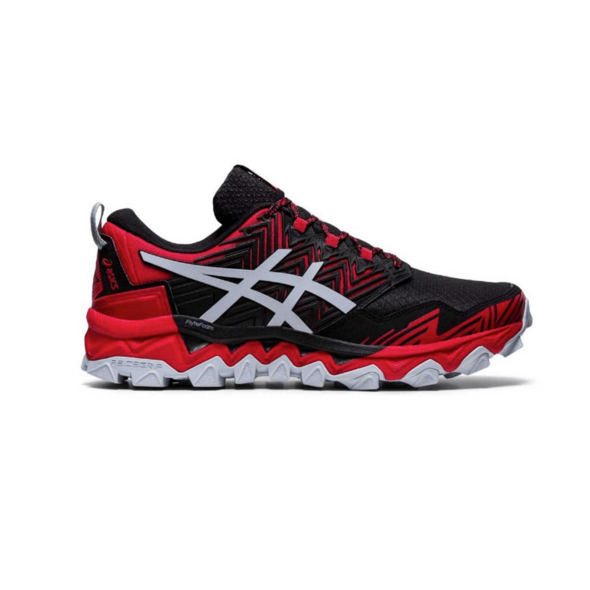 Zapatillas Asics Gel 8 Negro Rojo OI20