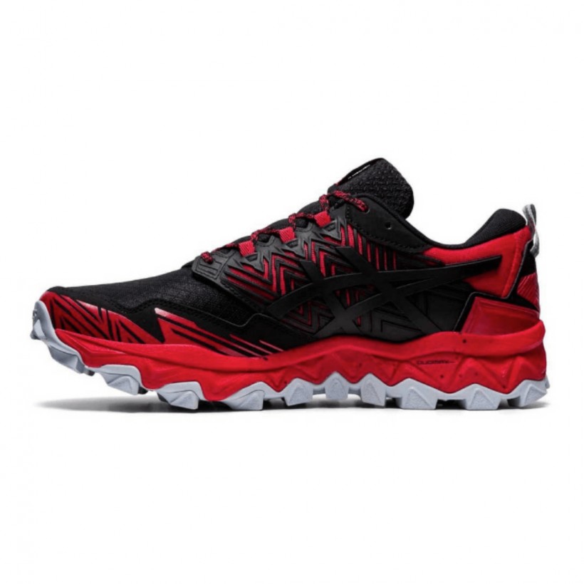 Asics Gel Fuji Trabuco 8 Black Red AW20 Men's Running Shoes