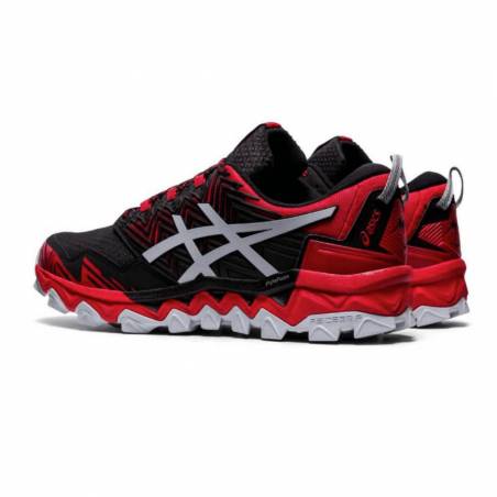 Scarpe Asics Gel Fuji Trabuco 8 Nere Rosse AW20 Uomo
