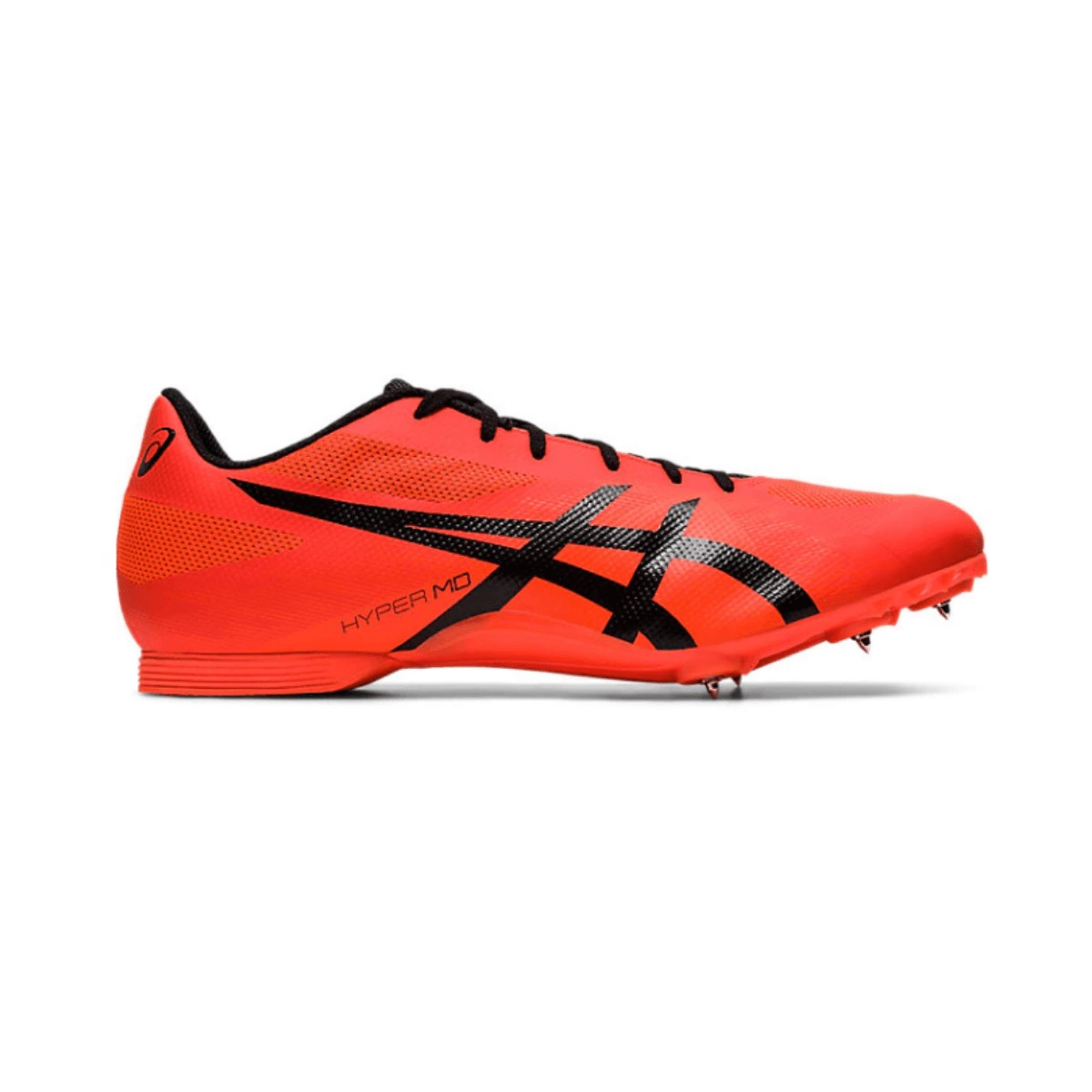 Chaussures Asics Hyper MD 7 Rouge Noir Unisexe, Taille 35,5 euros