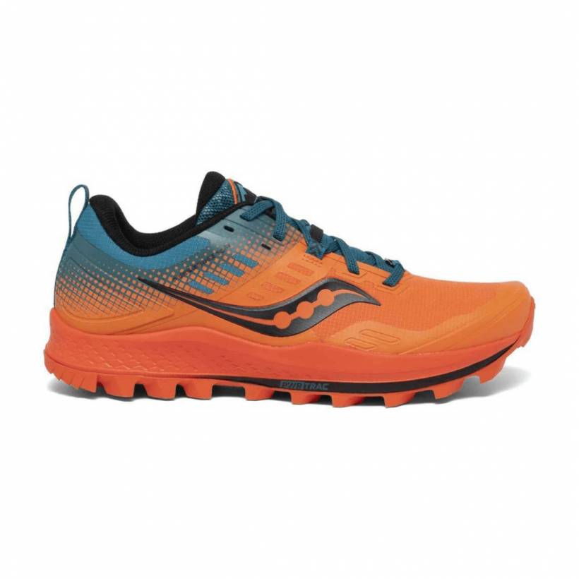 Saucony Peregrine 10 ST Shoes Orange Blue AW20