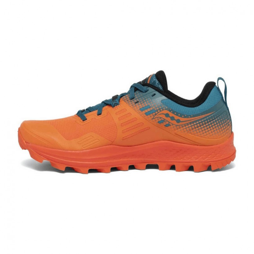 Saucony Peregrine 10 ST Shoes Orange Blue AW20