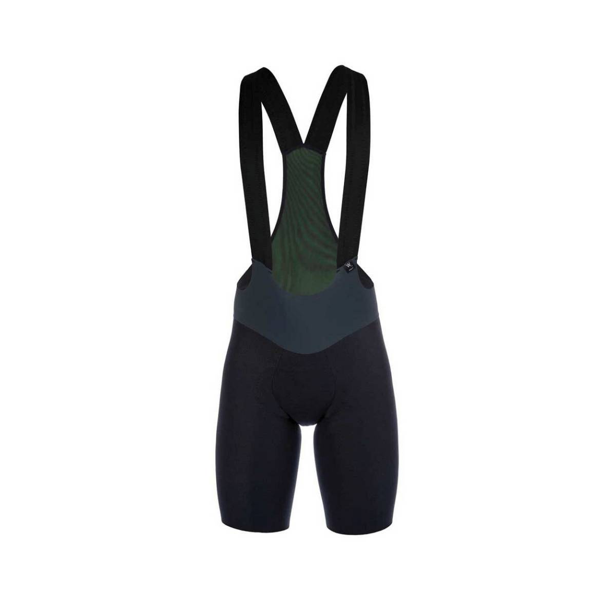 Q36.5 Salopette Wolf 2.0 Black Men's Bib Shorts, Size M